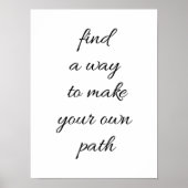 Ihr eigenes Trassenplakat Poster (Vorne)