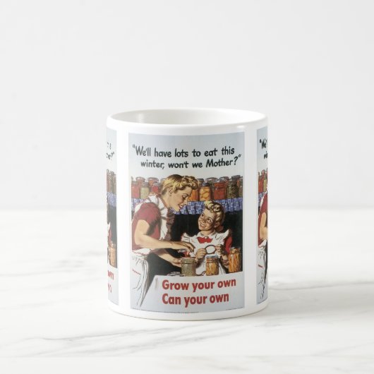 Ihr eigenes wachsen, kann Ihr eigenes Kaffeetasse (Mittel)