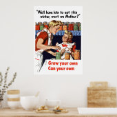 Ihr eigenes wachsen, kann Ihr eigenes Poster (Küche)