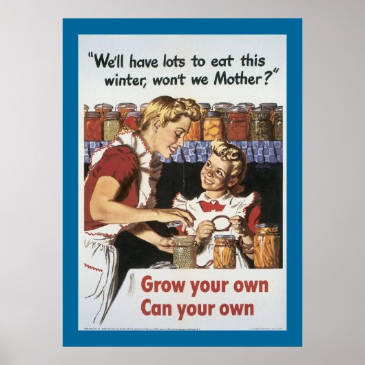 Ihr eigenes wachsen, kann Ihr eigenes Poster (Vorne)