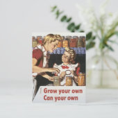 Ihr eigenes wachsen, kann Ihr eigenes Postkarte (Stehend Vorderseite)