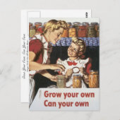 Ihr eigenes wachsen, kann Ihr eigenes Postkarte (Vorne/Hinten)