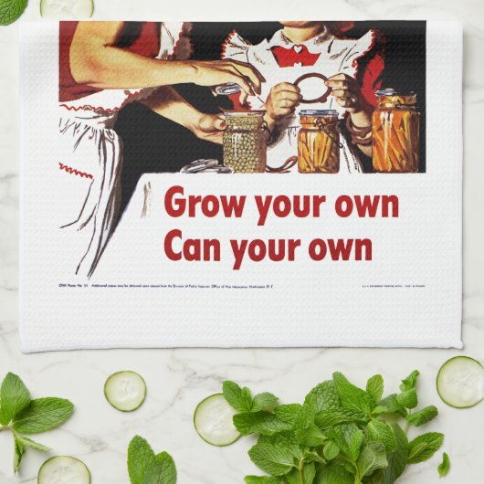 Ihr eigenes Wachstum - Ihr eigenes Geschirrtuch (Gefaltet)