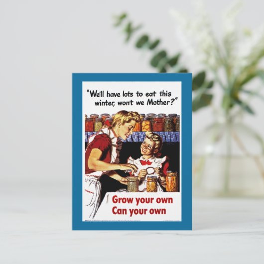 Ihr eigenes Wachstum - Ihr eigenes Postkarte (Stehend Vorderseite)