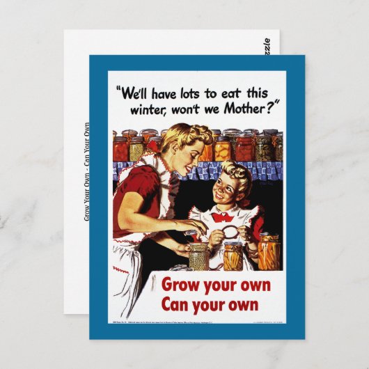 Ihr eigenes Wachstum - Ihr eigenes Postkarte (Vorne/Hinten)