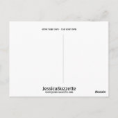 Ihr eigenes Wachstum - Ihr eigenes Postkarte (Rückseite)