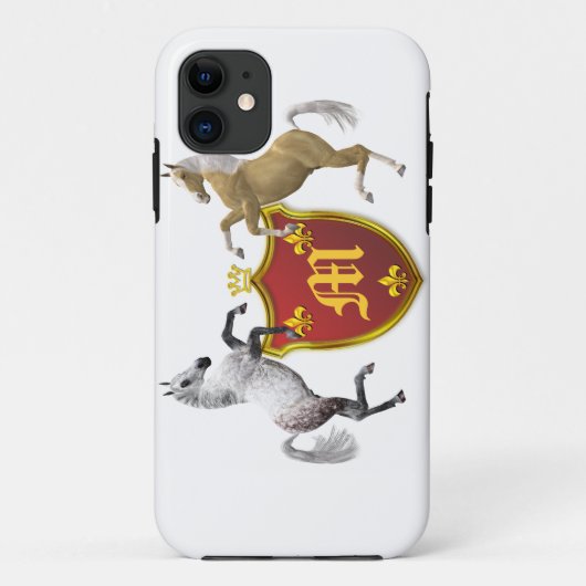 Ihr eigenes Wappenmonogramm Case-Mate iPhone Hülle (Rückseite)