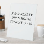 Ihr eigenes Zeichen Sockelschild (In Situ)