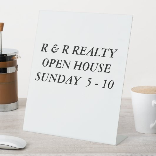 Ihr eigenes Zeichen Sockelschild (In Situ)