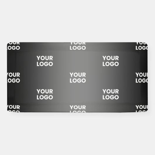 Ihr einfaches mehrfarbiges Logo | Schwarz & Grau G Banner (Horizontal)