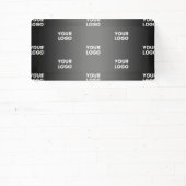 Ihr einfaches mehrfarbiges Logo | Schwarz & Grau G Banner (InSitu)