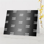 Ihr einfaches mehrfarbiges Logo | Schwarz & Grau G Karte (Gelbe Blume)