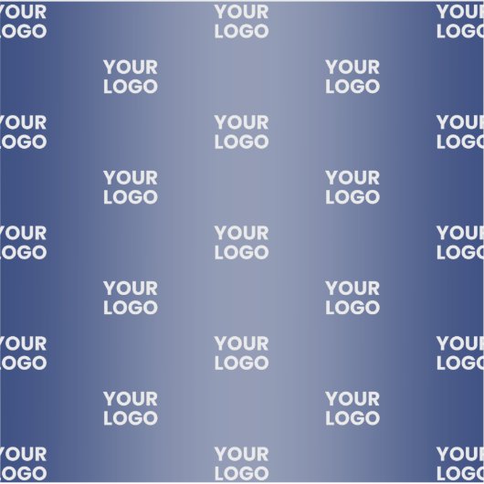 Ihr einfaches mehrfarbiges Logo | Transparentes Bl Aufkleber (Vorderseite)