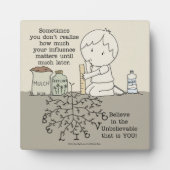 Ihr Einfluss ist wichtig Fotoplatte (Vorderseite)