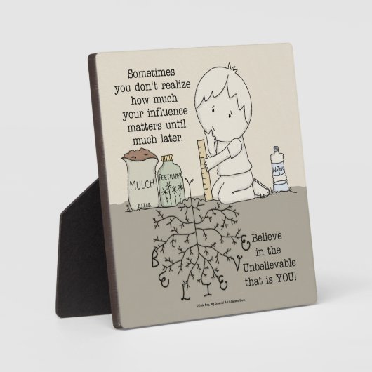 Ihr Einfluss ist wichtig Fotoplatte (Vorderseite)