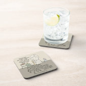 Ihr Einfluss ist wichtig Getränkeuntersetzer (Rechte Seite)