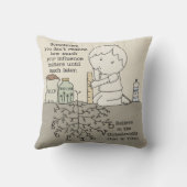 Ihr Einfluss ist wichtig Kissen (Rückseite)