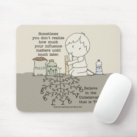 Ihr Einfluss ist wichtig Mousepad (Mit Mouse)