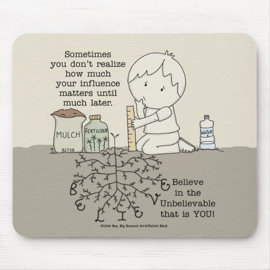 Ihr Einfluss ist wichtig Mousepad (Vorne)