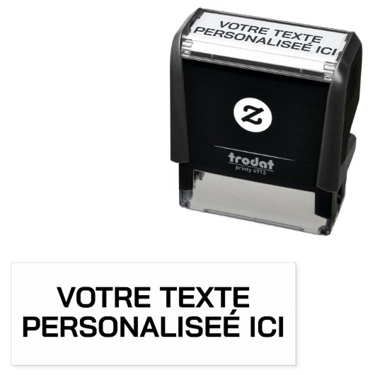Ihr einzigartiger Text über einen Personalisierbar Permastempel (Beispiel)