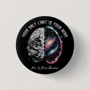 Ihr einziger Grenzwert ist Ihr Geist: Motivierend Button