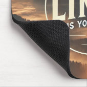 Ihr einziger Grenzwert ist Ihr Geist - Motivierend Mousepad (Ecke)