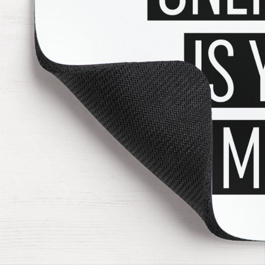 Ihr einziger Grenzwert ist Ihr Geist Mousepad (Ecke)