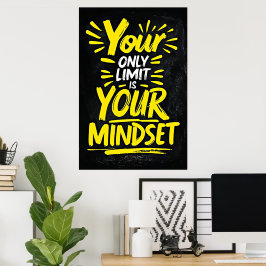 Ihr einziger Limit - Motivierend Mindset Poster