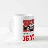 Ihr einziger Limits ist Ihr lustiger Fitnessraum u Kaffeetasse (Vorderseite Links)