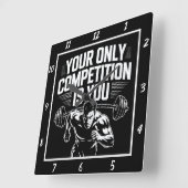 Ihr einziger Wettbewerb ist Ihr Quadratische Wanduhr (Winkel)