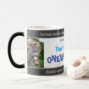 Ihr Englisch ist onewallfree - albern transl. Deut Verwandlungstasse