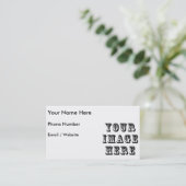 Ihr Entwurf hier Visitenkarte (Stehend Vorderseite)