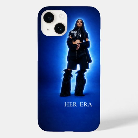 Ihr Era Blue Glow Ästhetik-Handyhülle Case-Mate iPhone Hülle (Rückseite)