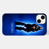 Ihr Era Blue Glow Ästhetik-Handyhülle Case-Mate iPhone Hülle (Rückseite (Horizontal))
