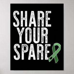 Ihr Ersatzorgan Organspender Nierentransplantation Poster