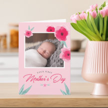 Ihr erstes Blume-Foto der Mutter