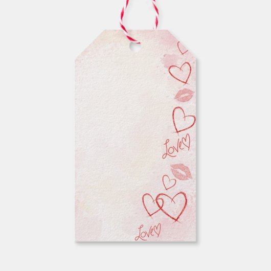 Ihr ewiger Valentinstag Geschenkanhänger (Rückseite)