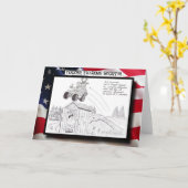 Ihr Extremsport! Outhouse Jump Grußkarte Karte (Gelbe Blume)