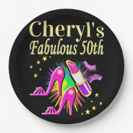 IHR FABULOUS 50. PERSONALISIERTES DESIGN PAPPTELLER