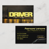 Ihr Fahrer als Taxifahrer Visitenkarte (Vorne/Hinten)