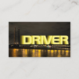 Ihr Fahrer als Taxifahrer Visitenkarte