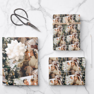 Ihr familiäres Foto Geschenkpapier Set