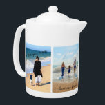 Ihr Familienfoto Collage Teapot-Geschenk für benut<br><div class="desc">Teapots mit massgeschneiderten Foto Collage Family Liebe Personalisierter Text - Mutter / Vater / Kind / Eltern / Paar - Moderne maßgeschneiderte Fotos Einzigartiges Design - Spezielle Familie / Freunde oder Personal Teapot Geschenk - Fügen Sie Ihre Fotos / oder Text ! Wählen Sie Schriftart / Größe / Farbe! Ändern...</div>