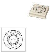 Ihr Familienname-Rücksendeadresse Gummistempel (Stempel)