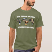 Ihr Familiensicherari Expedition Collage Trio T-Shirt (Vorderseite)