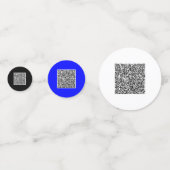 Ihr farbenfroher QR Code Confetti - Benutzerdefini Konfetti (Vorderseiten)