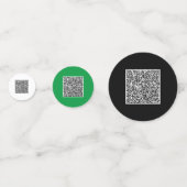 Ihr farbenfroher QR Code Confetti - Benutzerdefini Konfetti (Rückseiten)