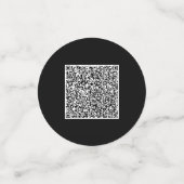 Ihr farbenfroher QR Code Confetti - Benutzerdefini Konfetti (Klein Vorderseite)