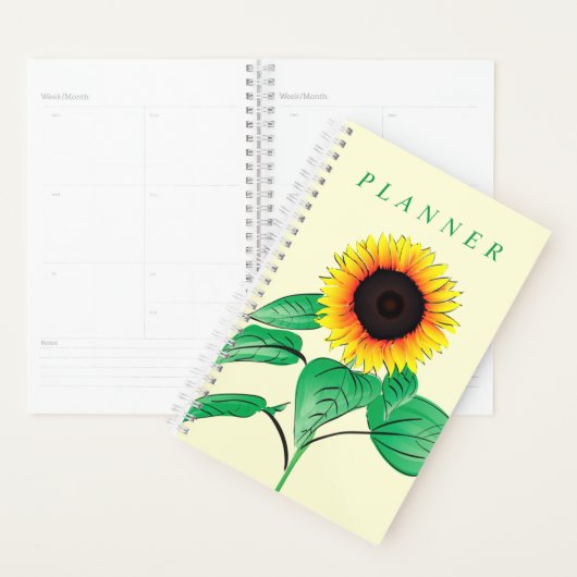 Ihr Farbplaner mit Sonnenblumen Planer (Anzeige)