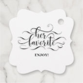Ihr Favorit Geschenkanhänger (Rückseite)